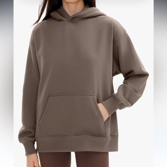 pumiey Tops - PUMIEY Womens Oversized Hoodies Cozy Fleece Sweatshirt with Pocket Long …